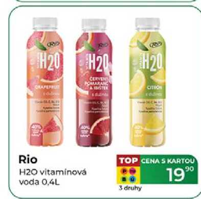 Rio H2O vitaminová voda 0,4L 