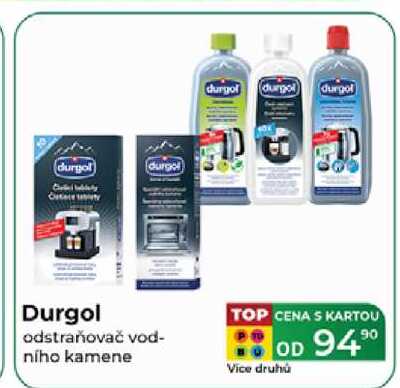 Durgol odstraňovač vodního kamene 