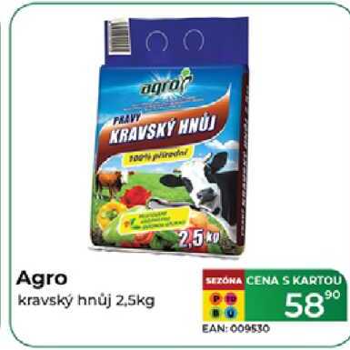 Agro kravský hnůj 2,5kg 