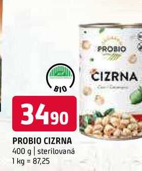 Probio cizrna 400 g sterilovaná 