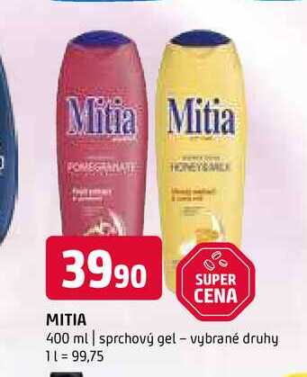 Mitia 400 ml sprchový gel vybrané druhy