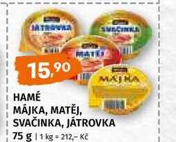 Hamé Májka matěj svačinka játrovka 75g
