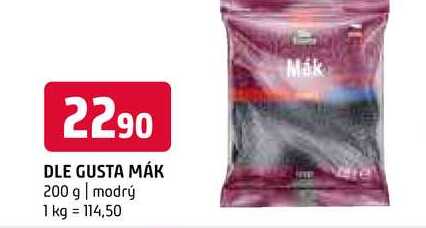 Dle gusta mák 200 g modrý