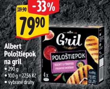 Albert Pološtiepok na gril, 290 g