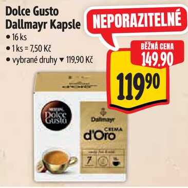 Dolce Gusto Dallmayr Kapsle, 16 ks