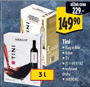 Tini, 3 l