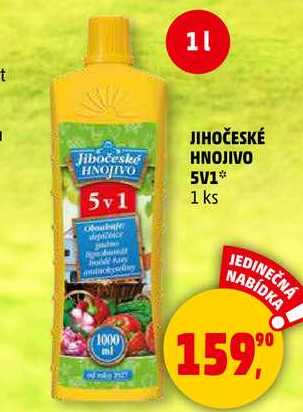 JIHOČESKÉ HNOJIVO 5V1, 1 ks  