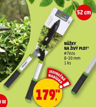 NŮŽKY NA ŽIVÝ PLOT Ø řezu 8-10 mm, 1 ks 