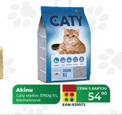 Akinu Caty stelivo 3750g 5'L křemelinové  