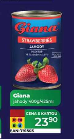 Giana jahody 400g/425ml