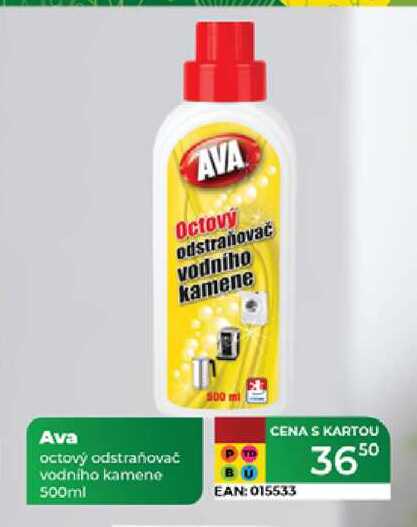 Ava octový odstraňovač vodního kamene 500ml