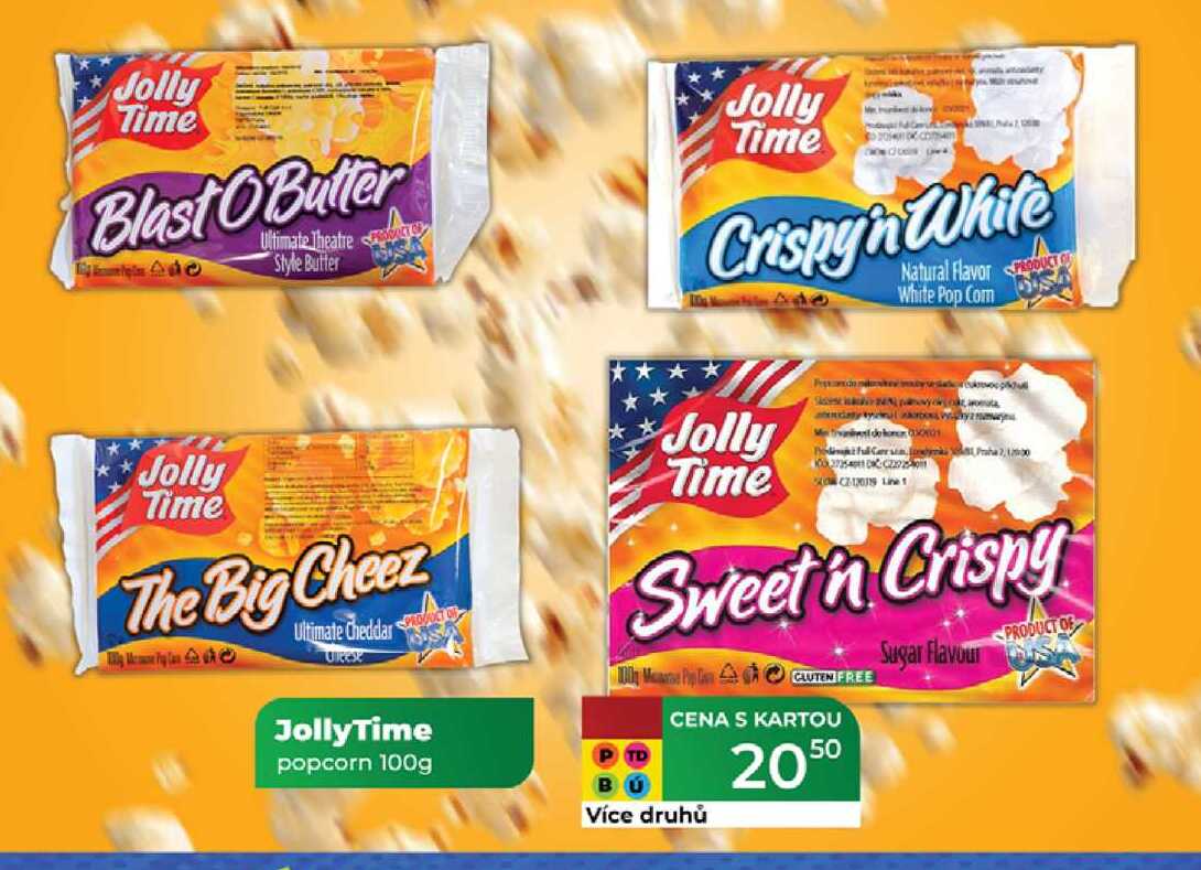 JollyTime popcorn 100g 