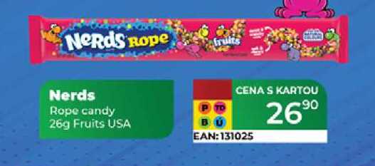 Nerds Rope candy 26g Fruits USA 