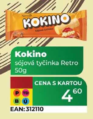 Kokino sójová tyčinka Retro 50g  