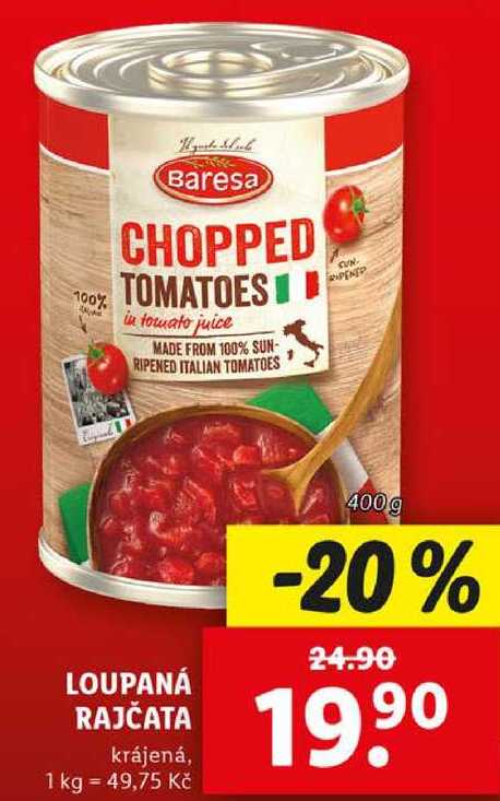LOUPANÁ RAJČATA, 400 g
