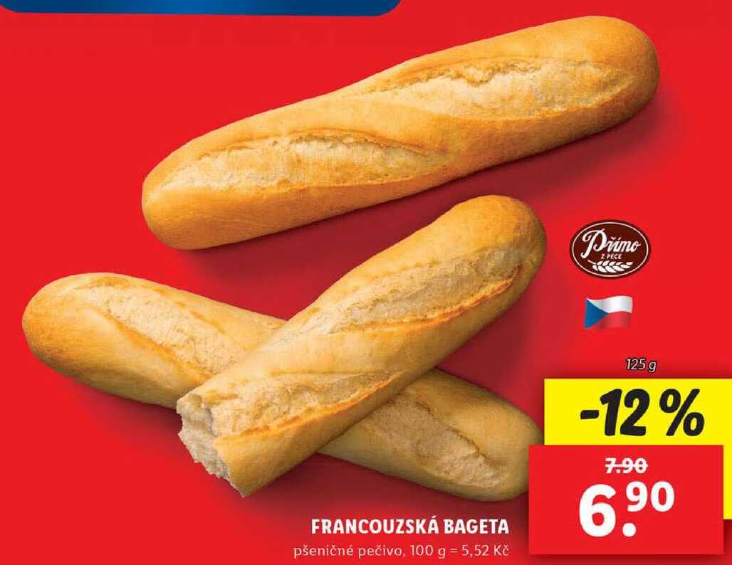 FRANCOUZSKÁ BAGETA, 125 g