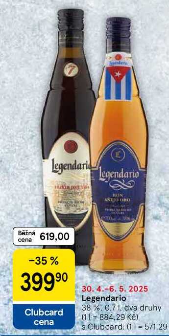 Legendario 38 %, 0.7 l 