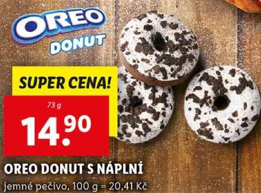 OREO DONUT S NÁPLNÍ, 73 g