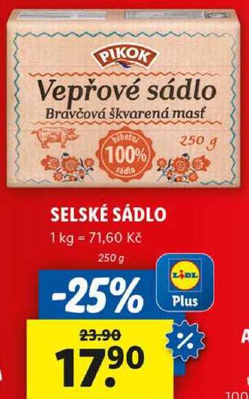 SELSKÉ SÁDLO, 250 g