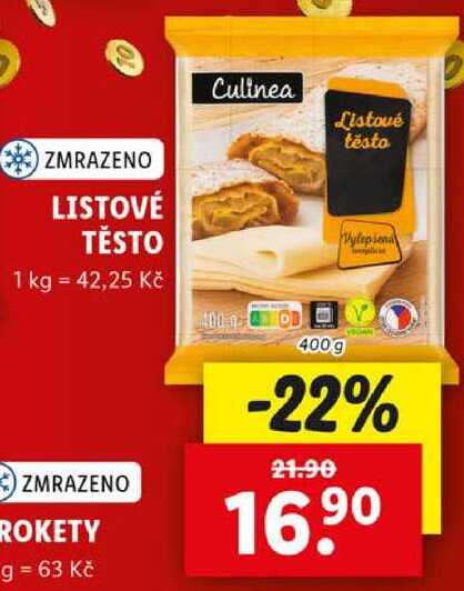 LISTOVÉ TĚSTO, 400 g
