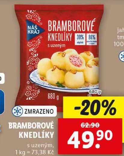 BRAMBOROVÉ KNEDLÍKY, 680 g
