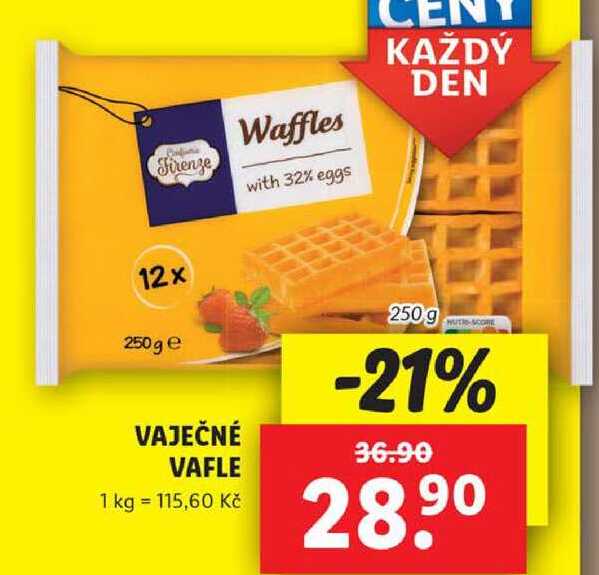VAJEČNÉ VAFLE, 250 g