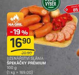 ŠPEKÁČKY PRÉMIUM 100g