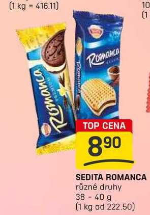 SEDITA ROMANCA různé druhy 38-40 g 