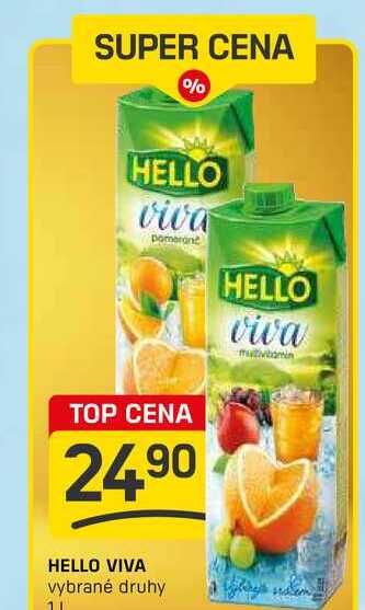 HELLO VIVA vybrané druhy 1l