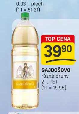 GAJDOŠOVO různé druhy 21, PET