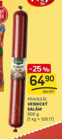 VESNICKÝ SALÁM 600 g 