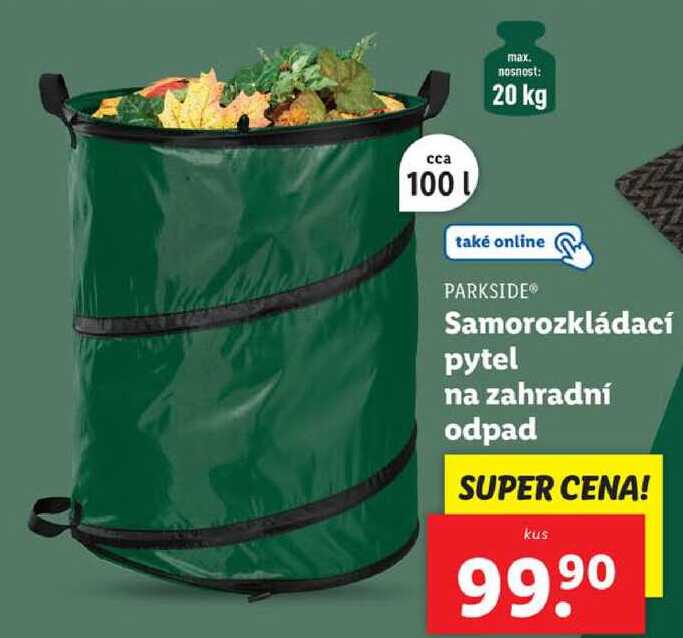 Samorozkládací pytel na zahradní odpad 
