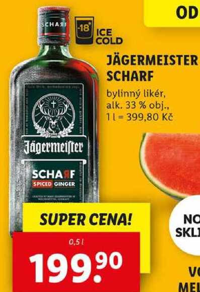 JÄGERMEISTER SCHARF, 0,5 l