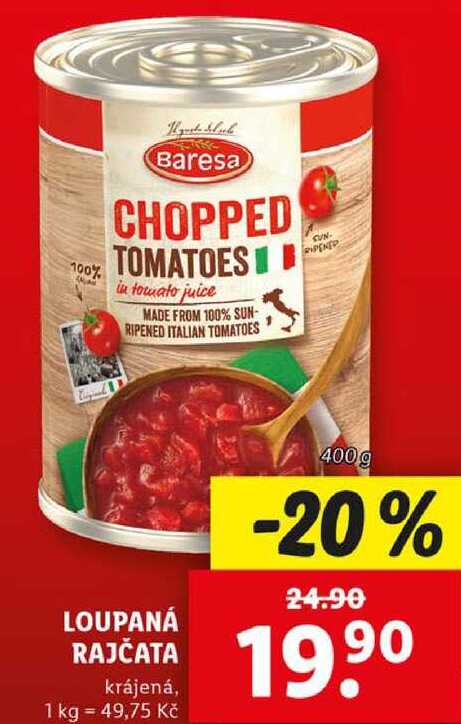 LOUPANÁ RAJČATA, 400 g