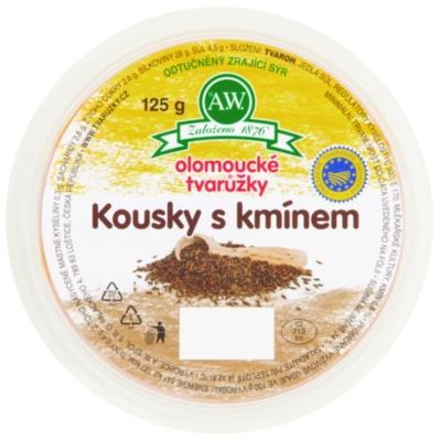 Olomoucké tvarůžky Kousky, 125 g