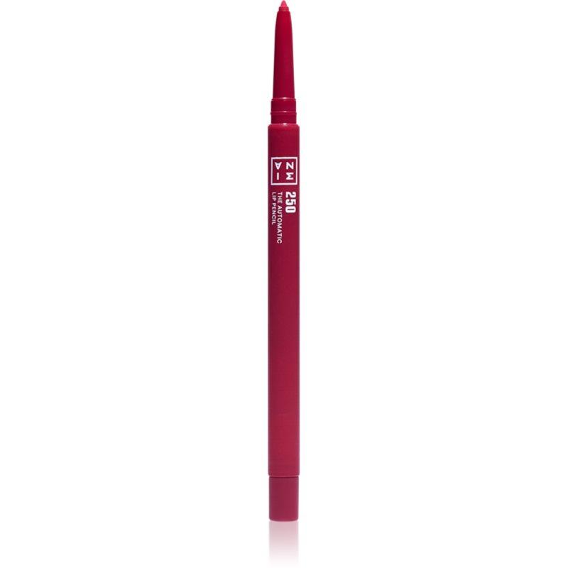 3INA The Automatic Lip Pencil konturovací tužka na rty odstín 250 - Wine red 0.35 g
