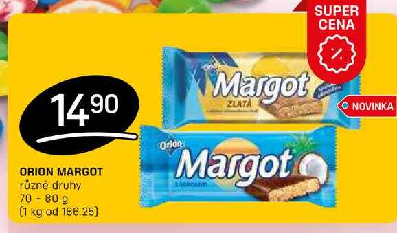 ORION MARGOT různé druhy 70-80 g