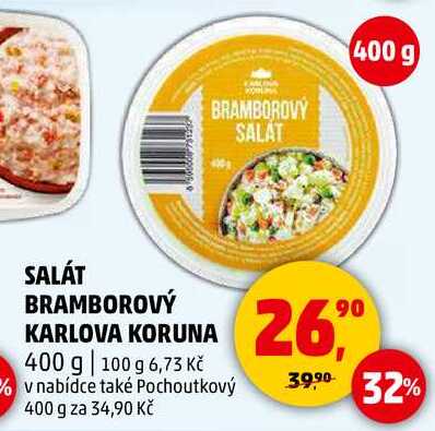 SALÁT BRAMBOROVÝ KARLOVA KORUNA, 400 g 