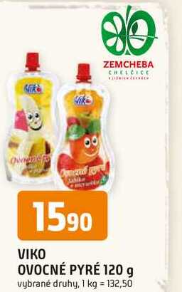 VIKO OVOCNÉ PYRÉ 120 g 