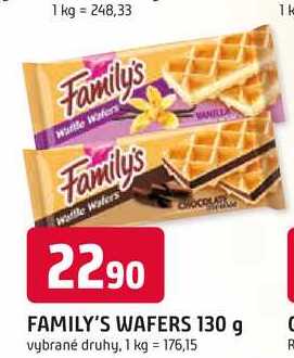 FAMILY'S WAFERS 130 g