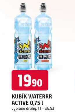 KUBÍK WATERRR ACTIVE 0,75 L 