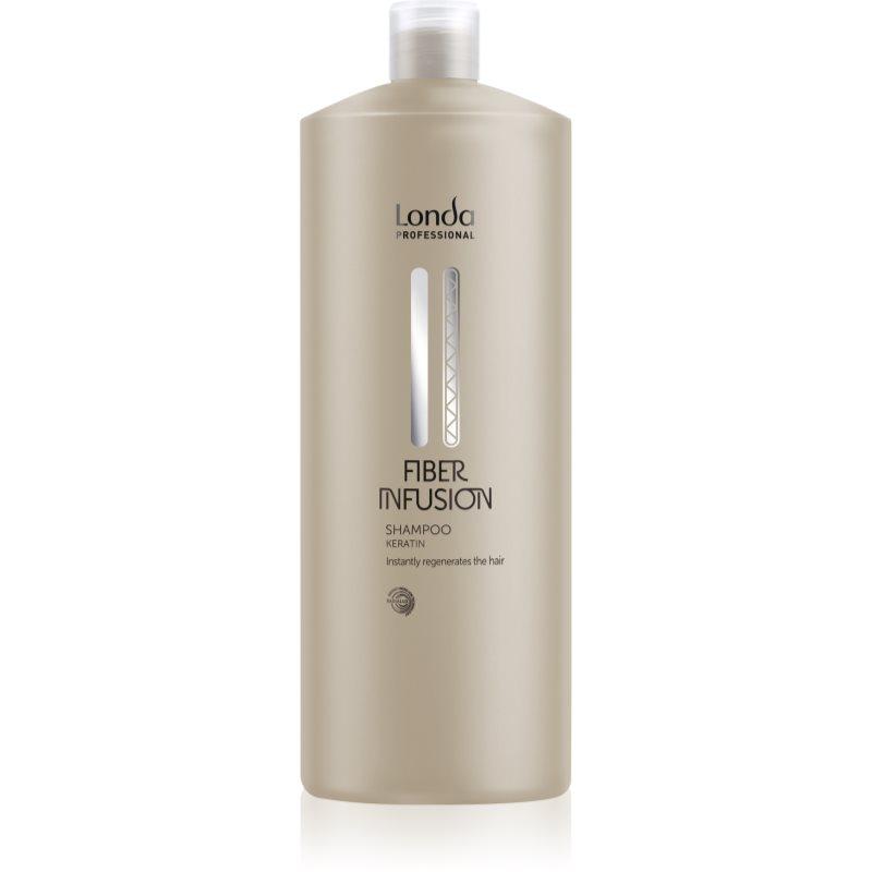 Londa Professional Fiber Infusion Shampoo jemný šampon pro poškozené a barvené vlasy 1000 ml