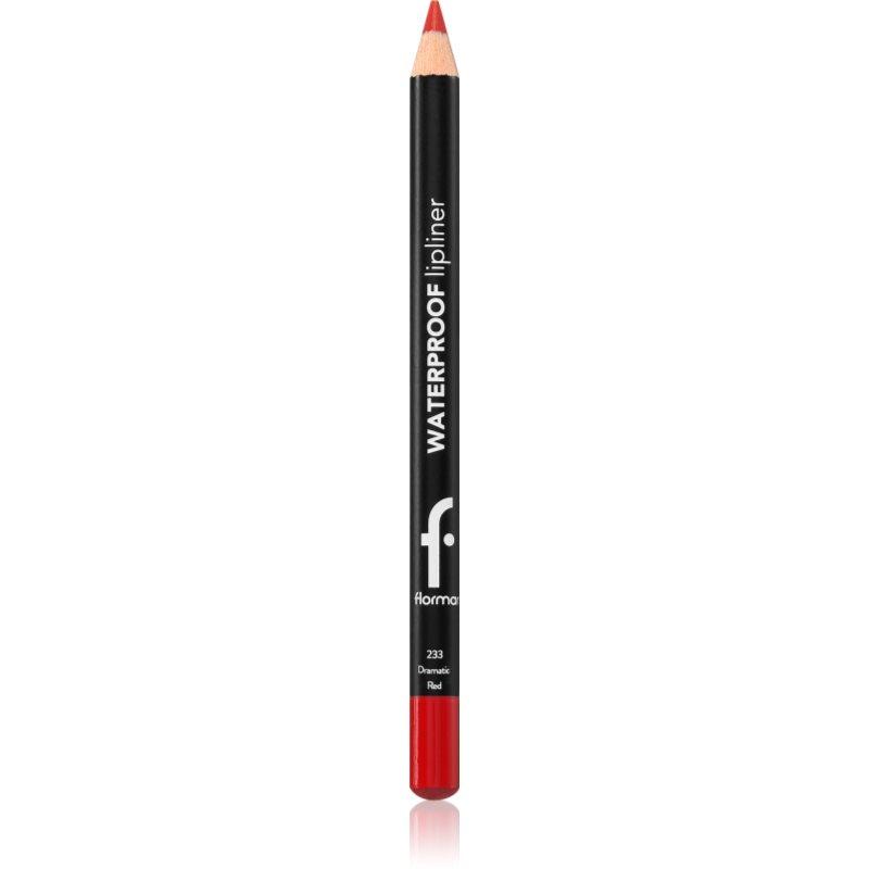 flormar Waterproof Lipliner voděodolná tužka na rty odstín 233 Dramatic Red 1.14 g