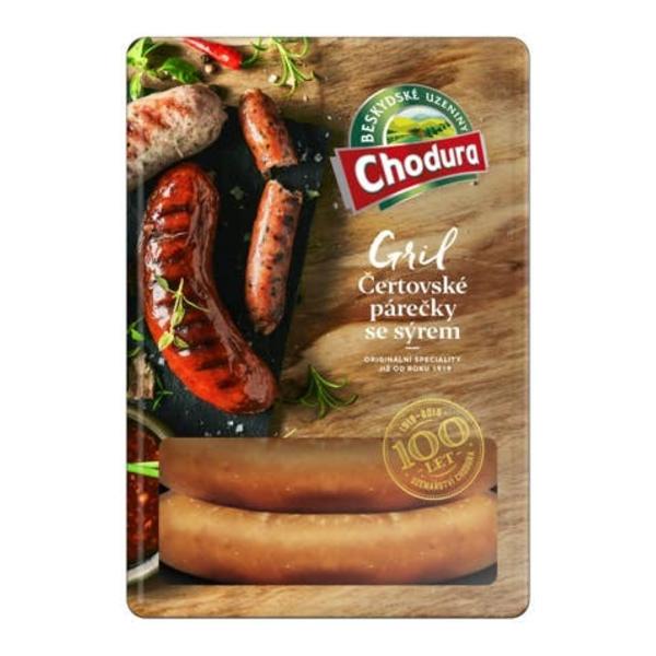 Chodura Gril Čertovské párečky se sýrem