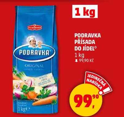 PODRAVKA PŘÍSADA DO JÍDEL, 1 kg 