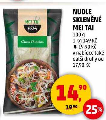 NUDLE SKLENĚNÉ MEI TAI, 100 g  