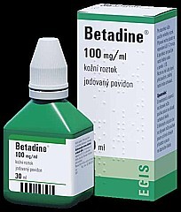 Betadine® roztok 100 mg/ml 30 ml