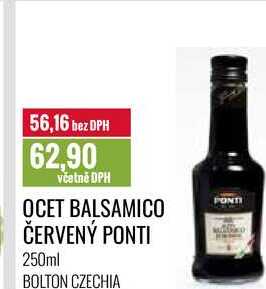 OCET BALSAMICO ČERVENÝ PONTI 250ml 