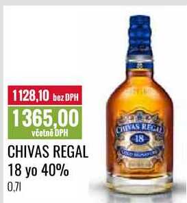 CHIVAS REGAL 18 yo 40% 0,7l