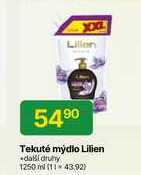 Lilien tekuté mýdlo, vybrané druhy 1250ml